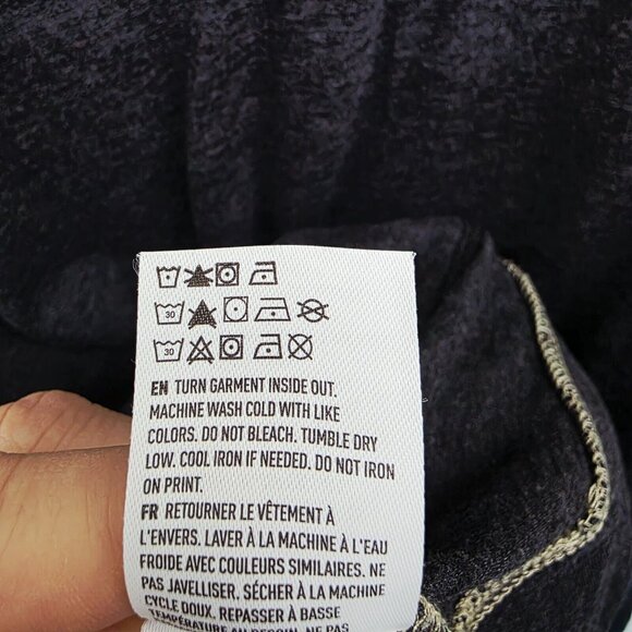 American Eagle Lightweight Hooded Long Sleeve Tee Mens Size Large Dark Gray - Picture 8 of 12